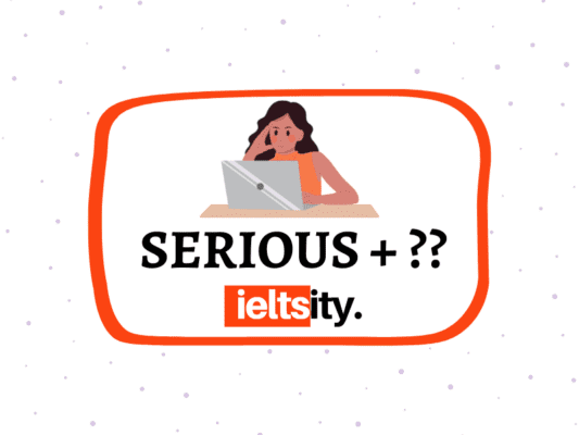 serious đi với giới từ gì?